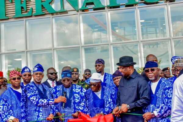 President Tinubu commisioning Projects in Ogun